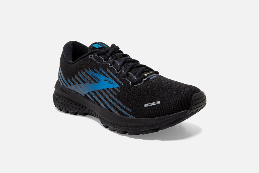 Brooks Ghost 13 Gtx Road Löparskor Herr - Svarta/Blå - 2136-MAXLC